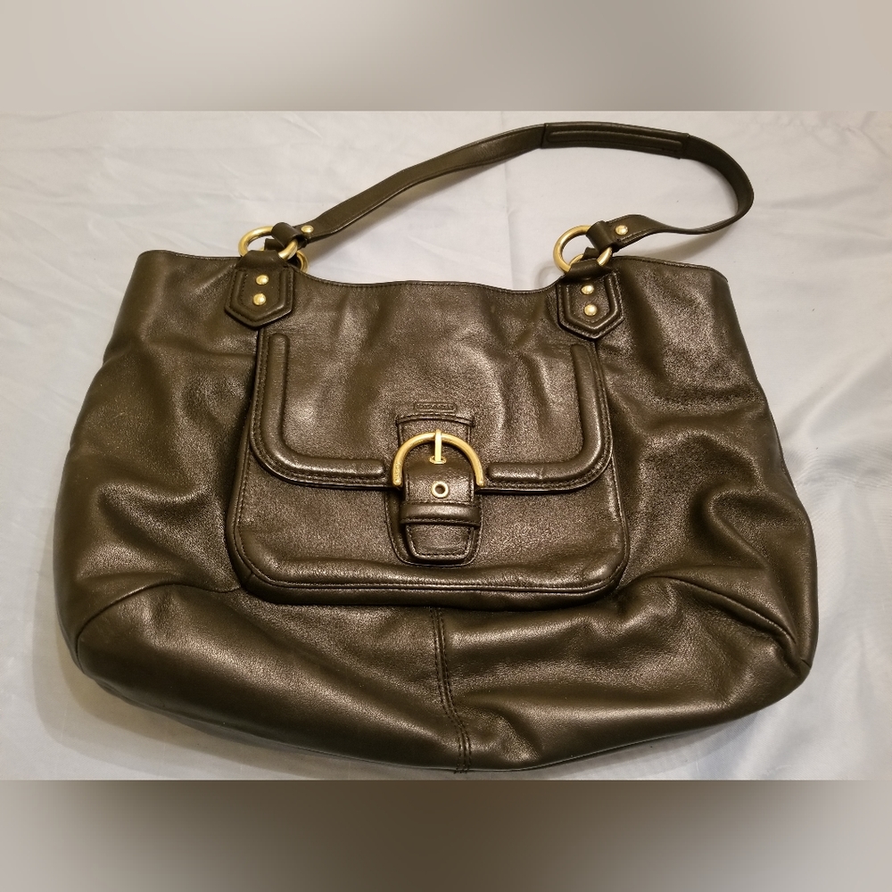 Coach Campbell Satchel purse,  black